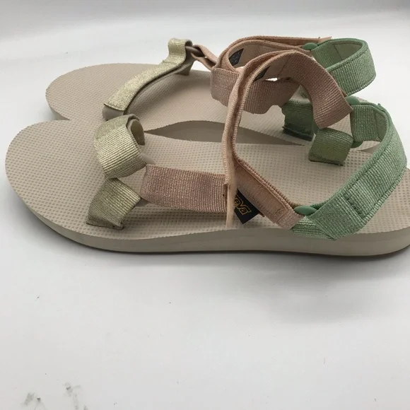 Teva Women's Original Universal Metallic Sandal Metallic Clay Multi Size 9 - Picture 7 of 9